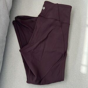 Lululemon Cropped Leggings Mesh